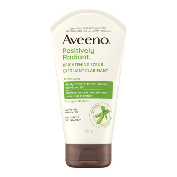 Exfoliante Facial Diario Positively Radiant 140 g Aveeno