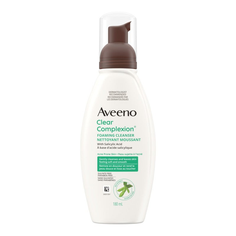 Limpiador Facial en Espuma Clear Complexion 180 ml Aveeno