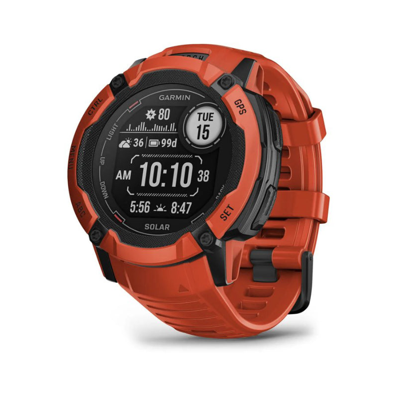 Reloj Inteligente Instinct 2X Solar 50 mm Rojo Garmin