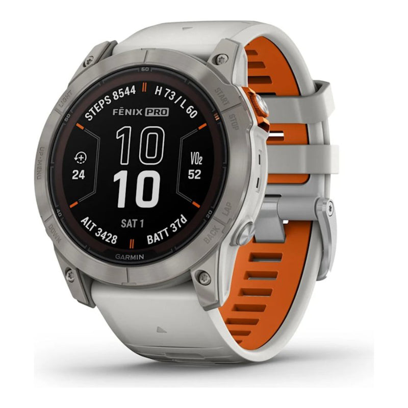 Reloj GPS Fenix 7X Pro Sapphire Solar 51 mm Titanio Gris Garmin
