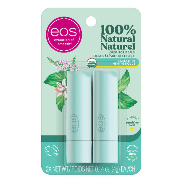 Bálsamo Labial Menta Dulce 2 x 4 g EOS