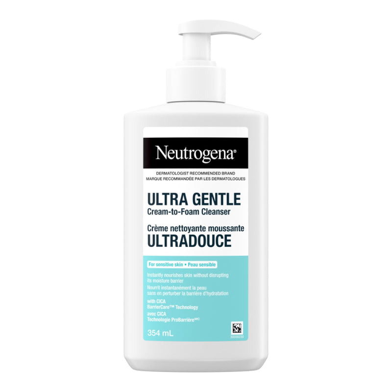 Limpiador Facial Ultra Suave Crema-to-Foam 354 ml Neutrogena