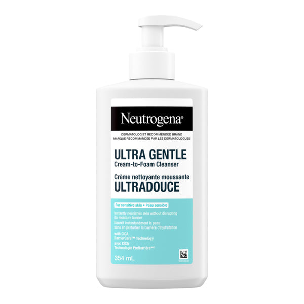 Limpiador Facial Ultra Suave Crema-to-Foam 354 ml Neutrogena