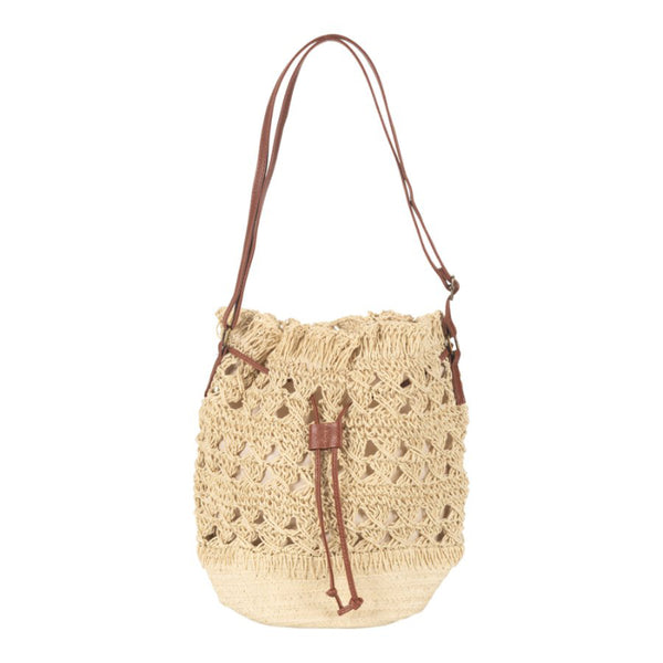 Bolso de Hombro de Paja Hecho a Mano COLLECTION