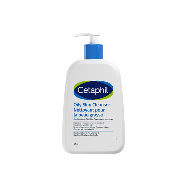Limpiador Facial Piel Grasa y Sensible 473 ml Cetaphil