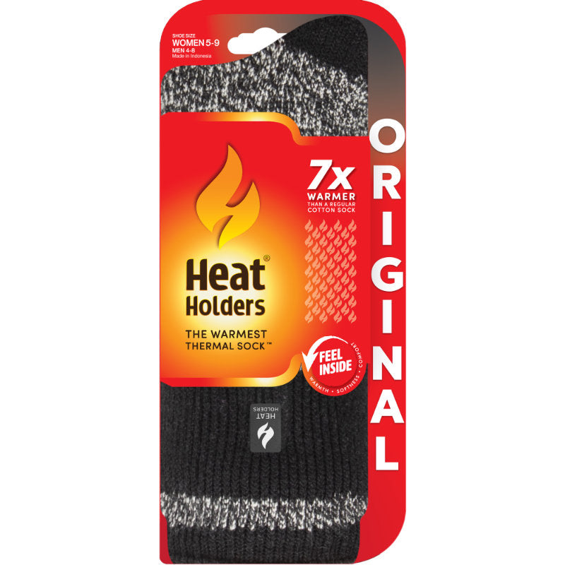 Twist Crew para Mujer - Negro/Crema Heat Holders