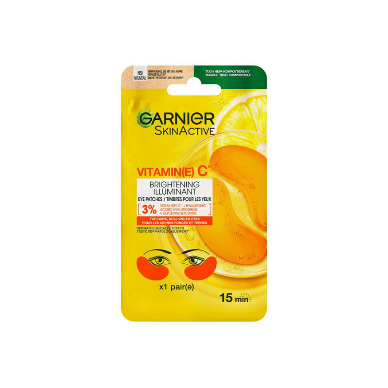 Contorno de Ojos SkinActive Vitamina C Parches para Ojos Garnier