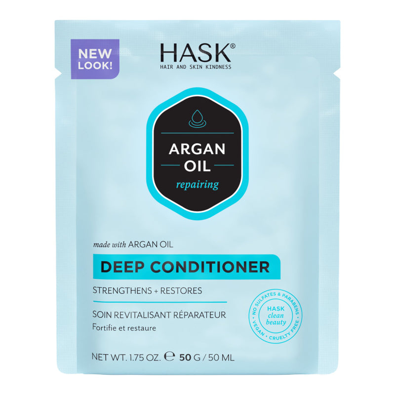 Acondicionador Argan Aceite Reparador Profundo 50 ml Hask