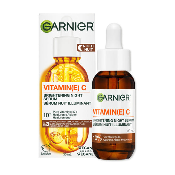 Sérum Facial Vitamina C Iluminador de Noche 30 ml Garnier