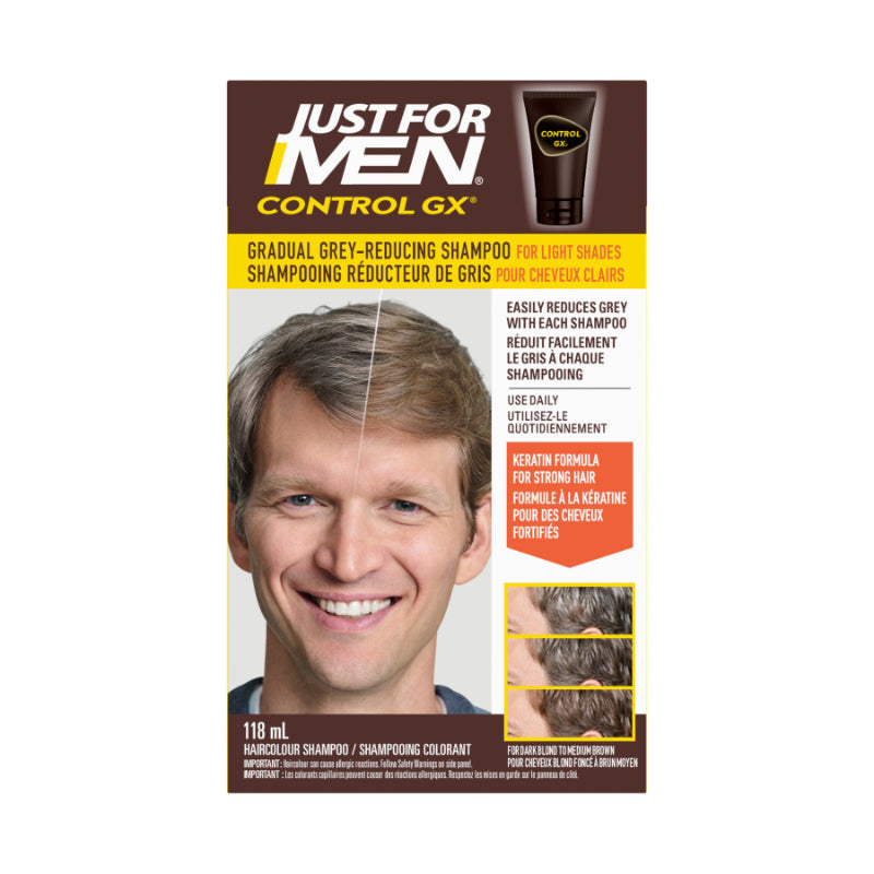 Shampoo Just para Hombre Control GX Color 118 ml Controlgx