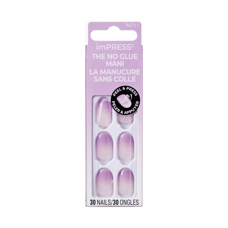 Uñas Postizas ImPRESS Ovaladas Cortas Take a Chance 30 uds Kiss