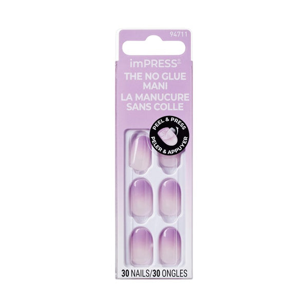 Uñas Postizas ImPRESS Ovaladas Cortas Take a Chance 30 uds Kiss