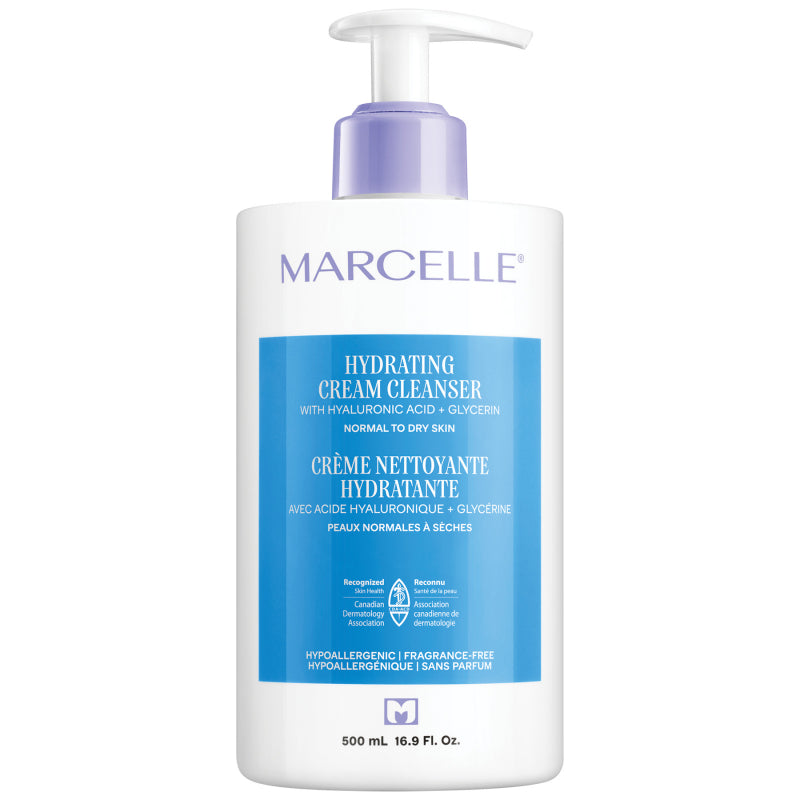 Limpiador Facial Hydrating Crema Con Ácido 500 ml Marcelle