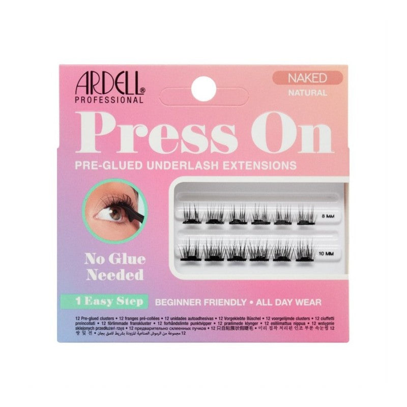 Extensiones de Pestañas Adhesivas Naked Natural 12 Unidades Ardell