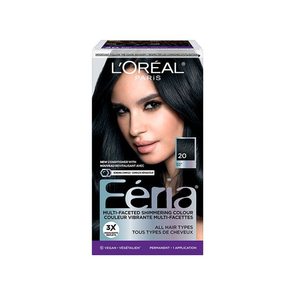 Tintura Permanente para el Cabello Negro 20 L'OREAL FERIA
