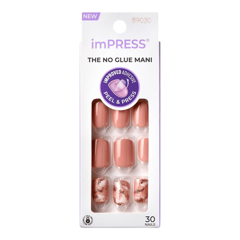 Esmalte ImPRESS Press-on Manicure Uñas Kiss Beauty Nails & Lashes