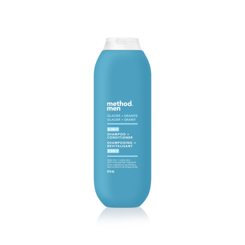 Shampoo Men Glacier + Granite /acondicionador 414 ml Method