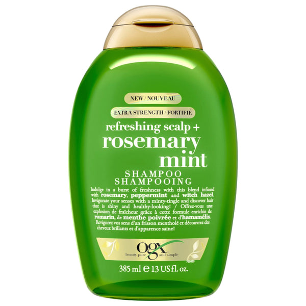 Shampoo Refrescante Cuero Cabelludo Romero y Menta 385 ml OGX