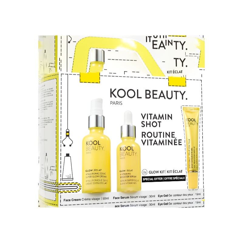 Kit Paris Vitaminas Glow 3 Piezas Kool Beauty