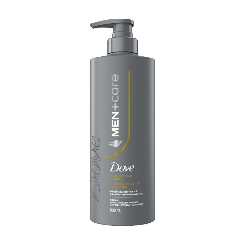 Shampoo Acondicionador Desodorizante Men+Care Active Fresh 355 ml Dove
