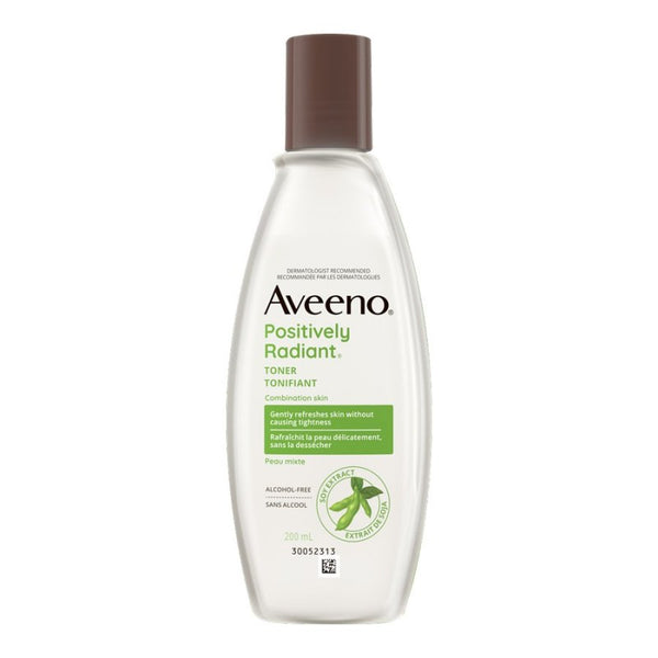 Tónico Facial Positively Luminosidad 200 ml Aveeno