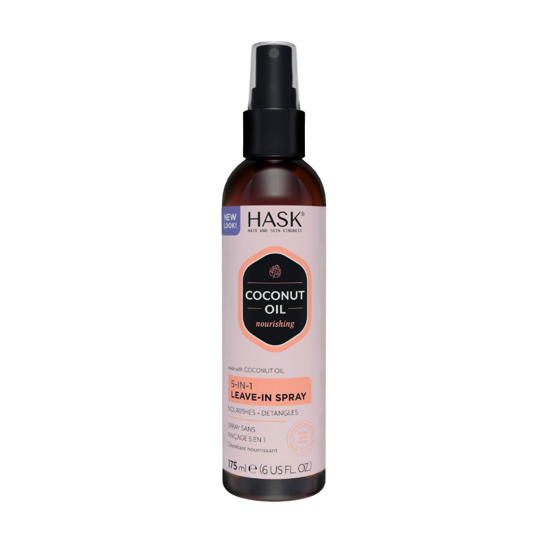 Spray sin Enjuague 5 en 1 Aceite de Coco Monoi 175 ml Hask