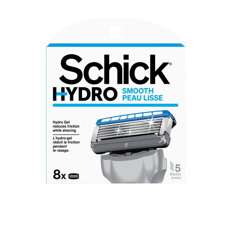 Repuestos de Afeitadora 5 Hojas 8 unidades SCHICK HYDRO