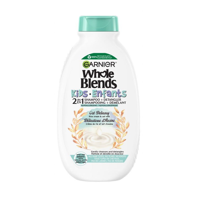 Shampoo Niños 2 en 1 Desenredante Avena 250 ml Garnier Whole Blends