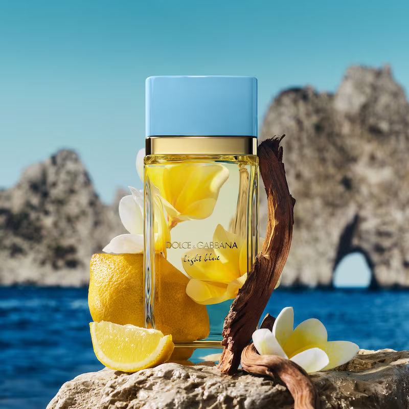 Set de Regalo Dolce & Gabbana Light Blue Eau de Parfum – Trío Edición Exclusiva (Perfume + Formatos de Viaje)