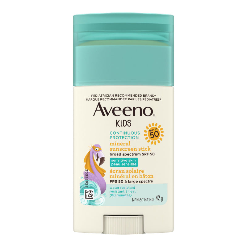 Protector Solar Mineral en Barra Niños SPF 50 42 g Aveeno