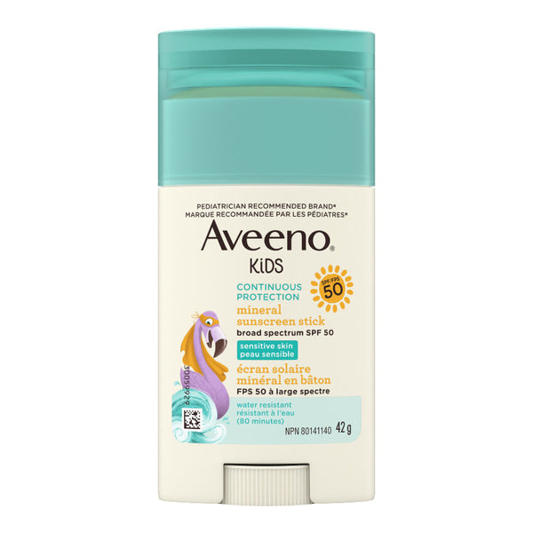 Protector Solar Mineral en Barra Niños SPF 50 42 g Aveeno