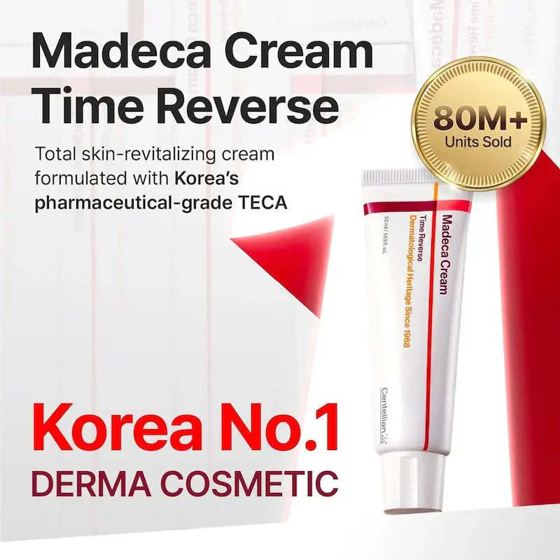 Set Centellian 24 Madeca Cream Time Reverse Signature Edition – Tratamiento Antiedad Completo (2 Cremas 50ml + 2 Mascarillas 25ml)