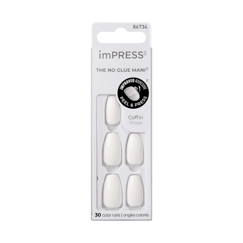 Esmalte ImPRESS Press-on Manicure Uñas Kiss Beauty Nails & Lashes