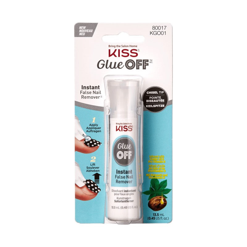 Maquillaje de Ojos GlueOFF Instant Uñas Kiss Beauty Nails & Lashes