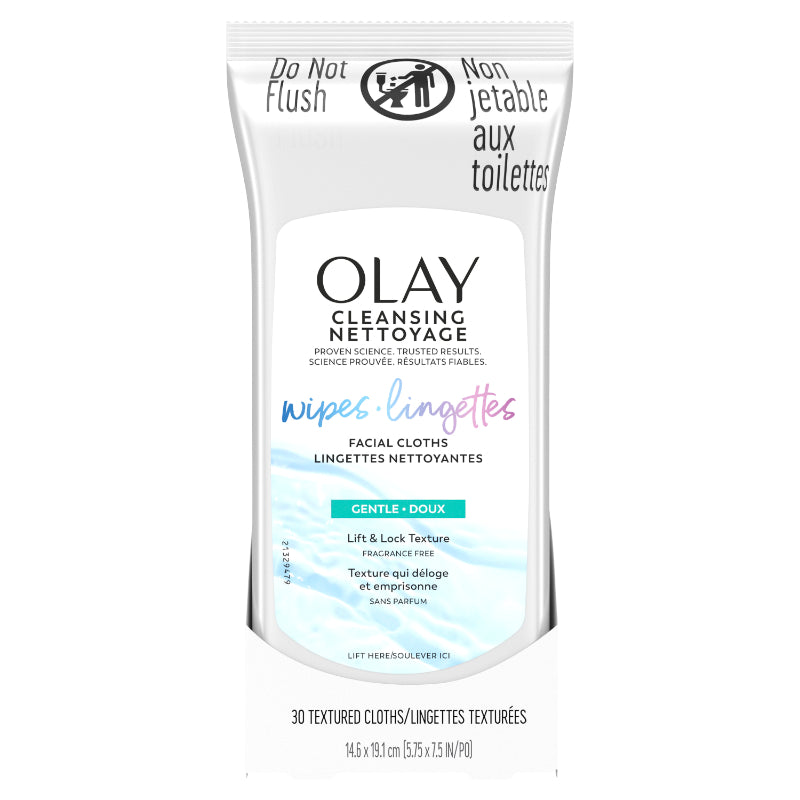 Toallitas Limpiadoras Piel Sensible 30 un. Olay Essentials