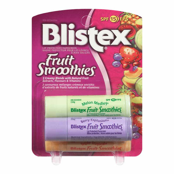 Bálsamo Labial Fruit Smoothies 3 x 2,83 g Blistex