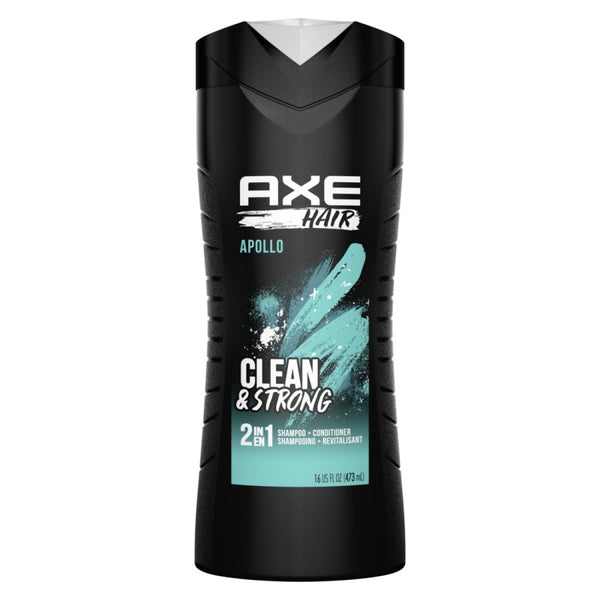 Shampoo y Acondicionador 2 en 1 Apollo Salvia y Palo Rosa 473 ml Axe
