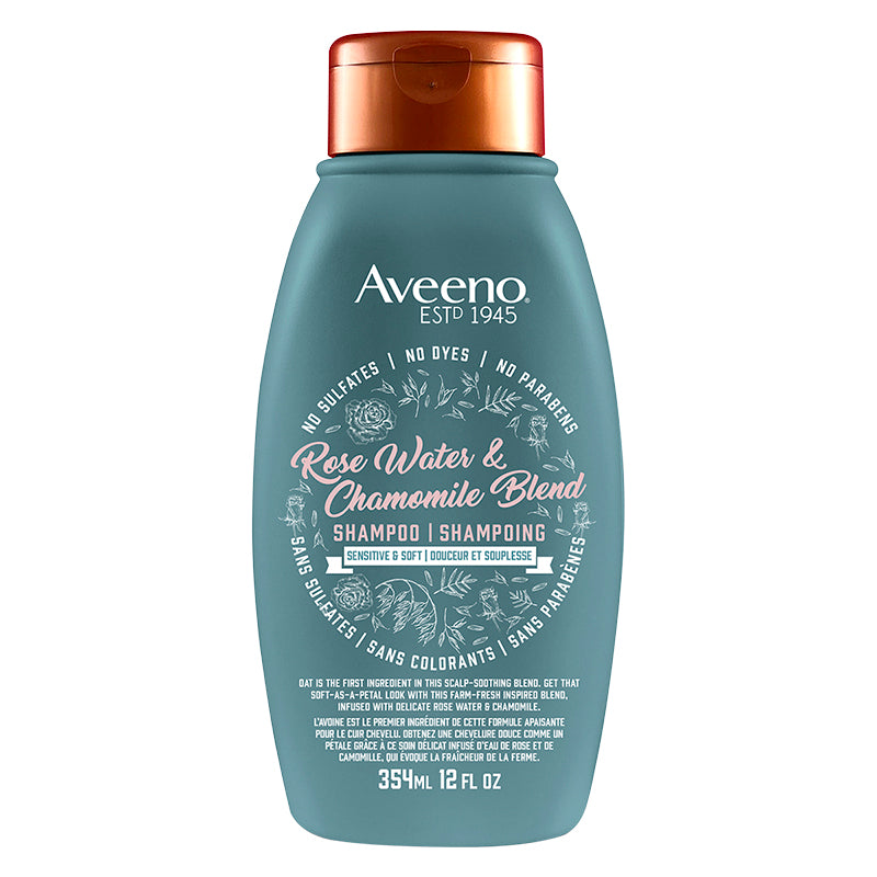 Shampoo Mezcla de Agua de Rosas y Manzanilla 354 ml Aveeno