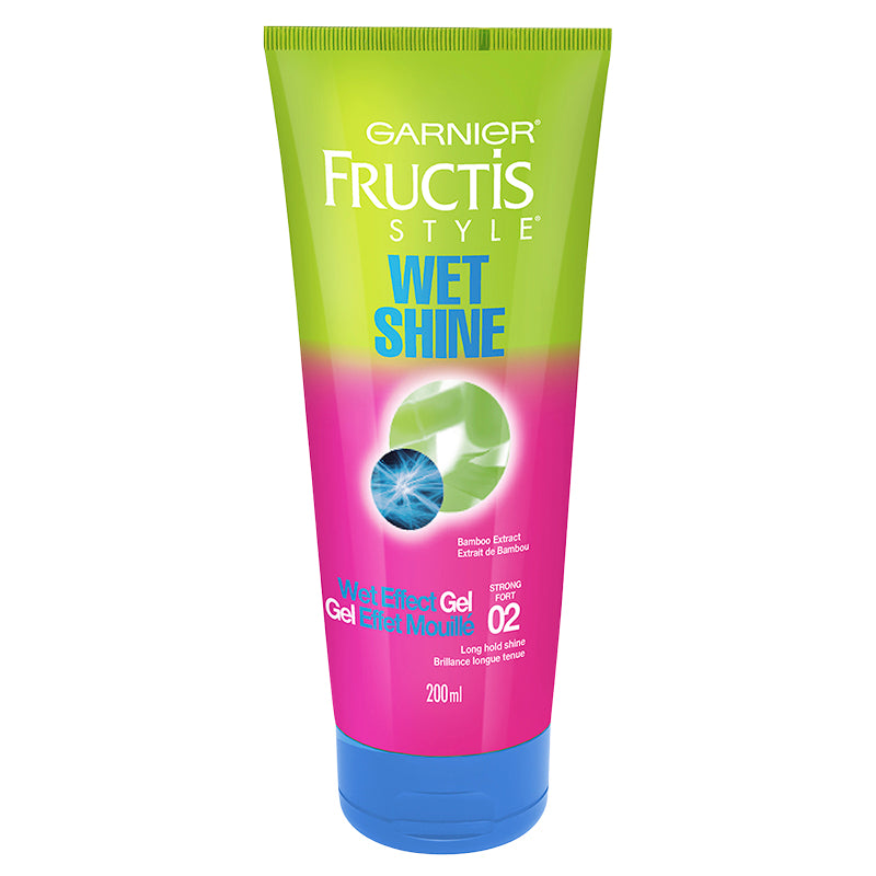 Gel Wet Shine Wet Effect Long Hold 200 ml Garnier Fructis Style