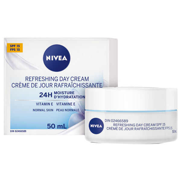 Crema Facial de Día Esenciales 24H Hidratante + Refrescante 50 ml Nivea