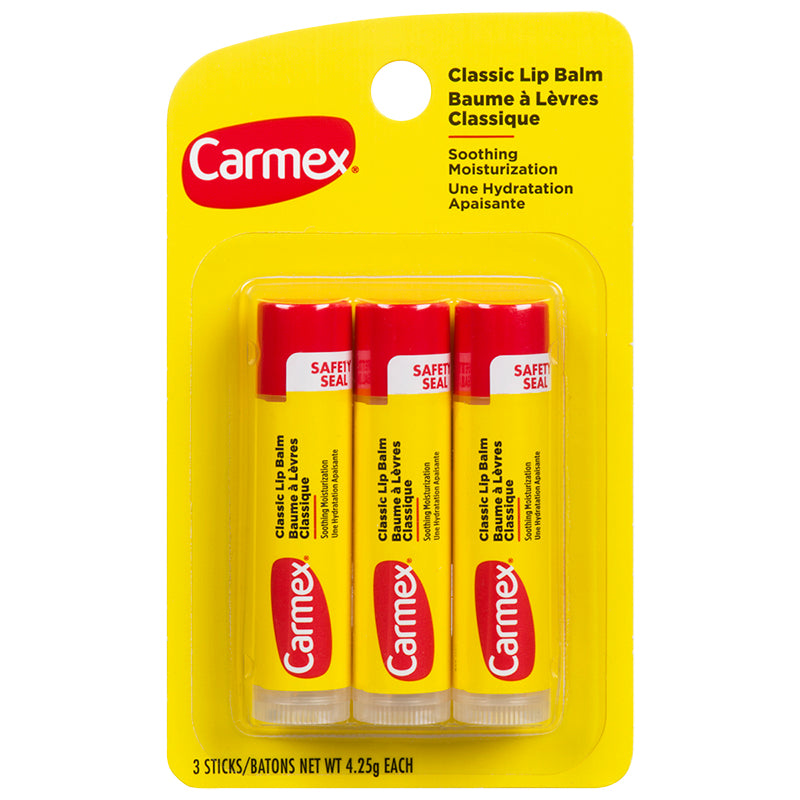 Classic Bálsamo Labial Stick - 3 X 4.25 g Carmex