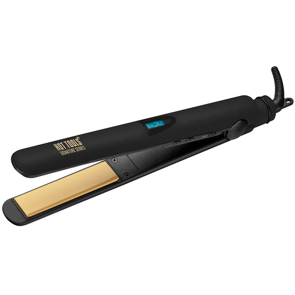 Plancha de Pelo Signature Series 1 Pulgada Negro y Dorado HOT TOOLS