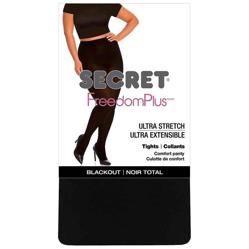 Panty Free Plus Negro 80D Secret Hosiery