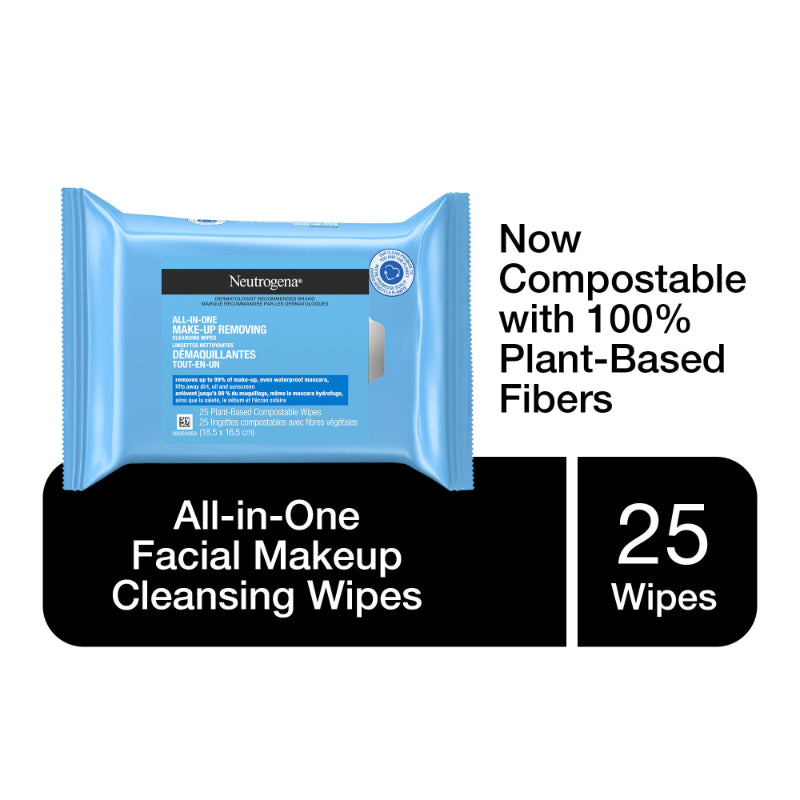 Todo en Uno Make-up Toallitas Desmaquillantes - 25's Neutrogena