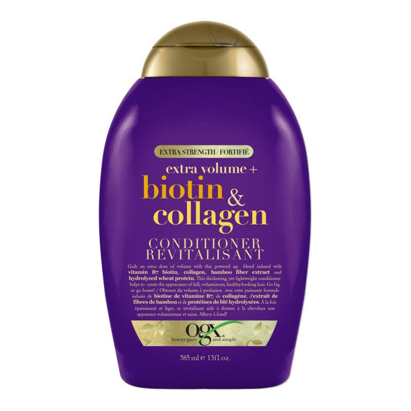 Acondicionador Extra Volume + Biotin & Colágeno 385 ml OGX