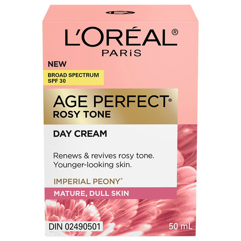 Crema Facial Age Perfect Rosy Tone de Día SPF30 50 ml L'oreal