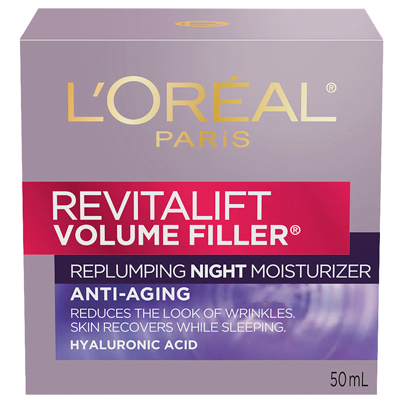 Hidratante Facial de Noche Revitalift Volume Filler 50 ml L'OREAL