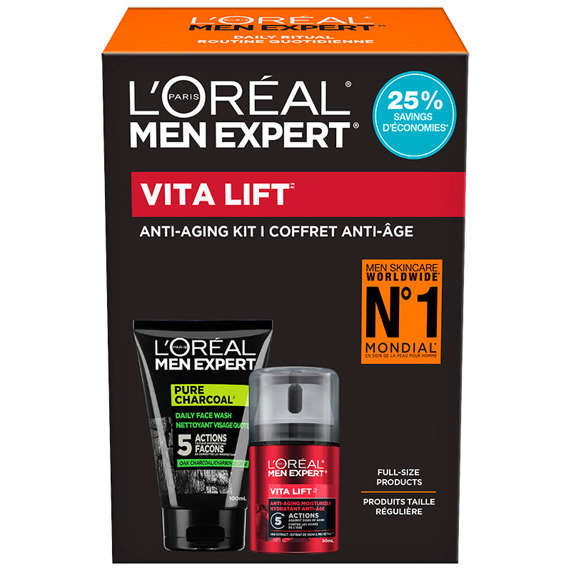 Tratamiento Facial Vita Life Antiedad Kit L'Oréal Men Expert