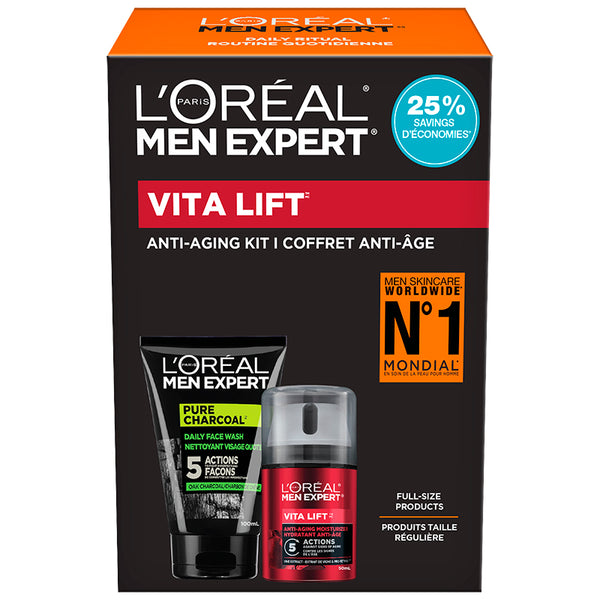 Tratamiento Facial Vita Life Antiedad Kit L'Oréal Men Expert