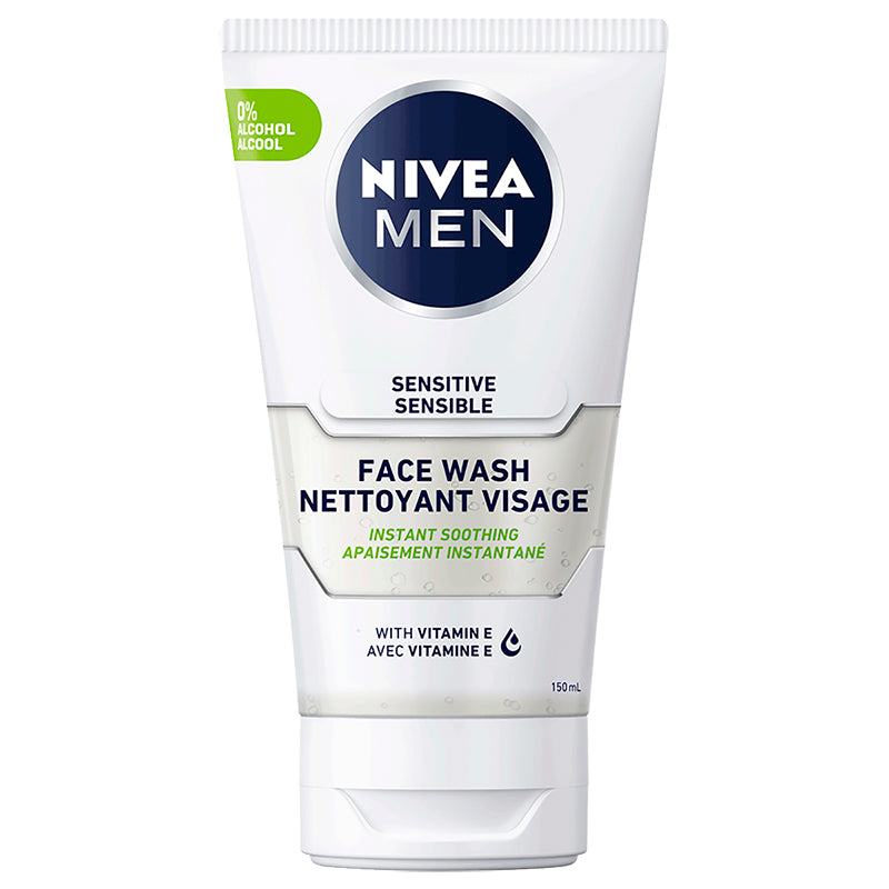 Limpiador Facial para Hombre Piel Sensible 150 ml Nivea